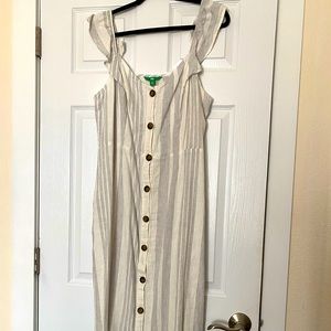 Striped tank top dress